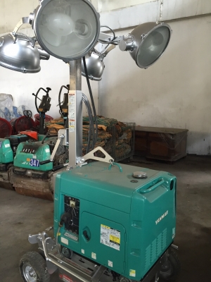 ขายไฟสนาม พร้อมเครื่องปั่นไฟ YANMAR LB430F มือสองนำเข้าจากญี่ปุ่น