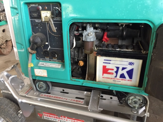 ขายไฟสนาม พร้อมเครื่องปั่นไฟ YANMAR LB430F มือสองนำเข้าจากญี่ปุ่น