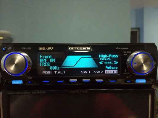 Pioneer DEH-P919 รุ่นใหญ่ 24Bit MP3 CD AUX EQ13แบน ครอสโอเวอร์ในตัว หน้าจอไฟฟ้า กราฟฟิกหน้าจอ ลูกเล่นอีกเพียบ พร้อมสายแปลงAUX ปรีเอ้า3ชุด Made in Japan สภาพสวย มือ2 ญี่ปุ่น