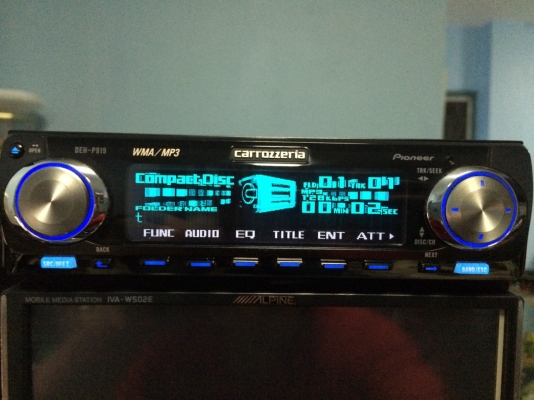 Pioneer DEH-P919 รุ่นใหญ่ 24Bit MP3 CD AUX EQ13แบน ครอสโอเวอร์ในตัว หน้าจอไฟฟ้า กราฟฟิกหน้าจอ ลูกเล่นอีกเพียบ พร้อมสายแปลงAUX ปรีเอ้า3ชุด Made in Japan สภาพสวย มือ2 ญี่ปุ่น