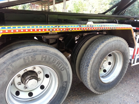 ขายลูกพ่วง3เพลา กระบะปรีเนียมชุดใหญ่ อู่เบิ้ม ยาว6.50เมตร