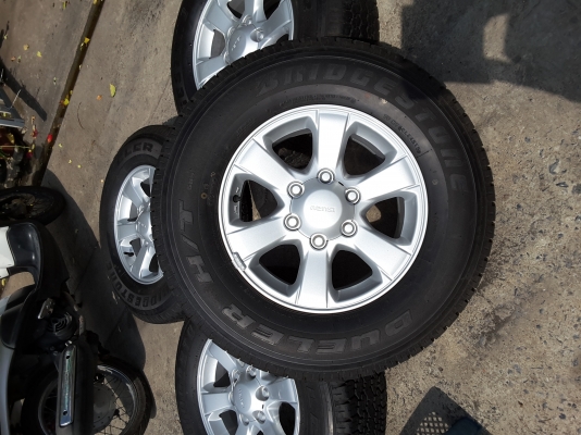 ล้อ isuzu ขอบ 16 พร้อมยาง 245 70 16 ปี 15 ถอดป้ายแดง ชุดล่ะ 19,500