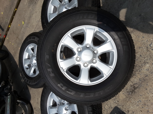 ล้อ isuzu ขอบ 16 พร้อมยาง 245 70 16 ปี 15 ถอดป้ายแดง ชุดล่ะ 19,500