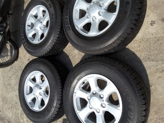 ล้อ isuzu ขอบ 16 พร้อมยาง 245 70 16 ปี 15 ถอดป้ายแดง ชุดล่ะ 19,500