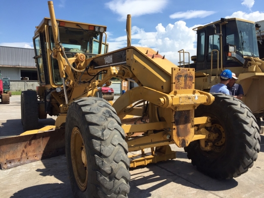 ขายรถเกรด CATERPILLAR 140H_2ZK03XXX พร้อม Scarifier มือสองนำเข้าจากอเมริกา