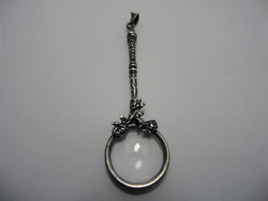 เลนส์ขยายก้านเงิน 925