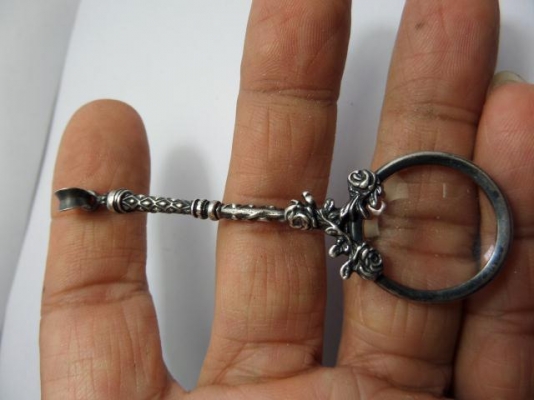 เลนส์ขยายก้านเงิน 925