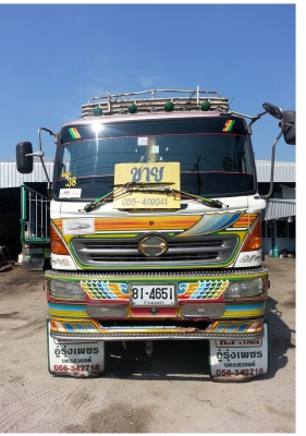 ขายHino mega 12ล้อ ดั้ม อู่เบิ้ม กระบะปรีเนียม ชุดใหญ่ ปี2546