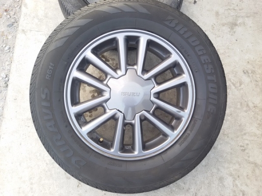 ขายล้อแม็กISUZU X-SERIES 16(สีกัล) ยาง215/65/16  4 ล้อ