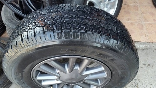 ขายล้อแม็กISUZU X-SERIES 16(สีกัล) ยาง215/65/16 ปี 14  4 ล้อ