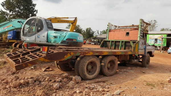 ขาย เทนเลอร์ 10 ล้อ หัวยาว 2 เพลา ช่วงล่าง FUSO เครื่อง EH700 168 แรงม้า เบรคทิฟฟี่ สโลว์อินเตอร์ พาวเวอร์ เอกสารเล่มทะเบียนครบ