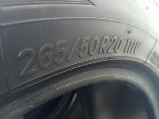 ยาง Nitto 420s Japan 265/50/20 ปี13 ดอกสวยเต็ม ไม่รั่วซึม 4เส้น12