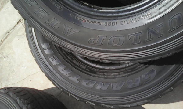 235/75R15 DUNLOP GRANDTREK ชุด 4 เส้น tel.081-427-3941ไอดีไลน์ autobot107 235/75R15 DUNLOP GRANDTREK ชุด 4 เส้น tel.081-427-3941ไอดีไลน์ autobot107