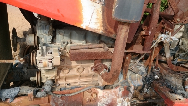 ขายรถไฟไหม้ คูโบต้า 45Di.   พร้อมเครื่อง+ เกียร์ดี  พร้อมชุดดันหน้า  ทั้งตันตามรูป 60,000 บาท