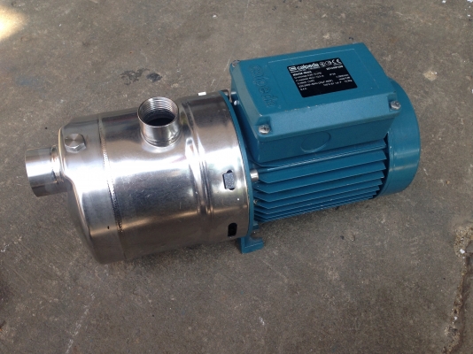 ขายปั้มน้ำแรงดันสูงหัวปั้มสแตนเลส Calpeda 1HP. 220V ไฟบ้าน สภาพสวยมาก เดิมๆวิ่งนิ่ม พร้อมใช้งาน