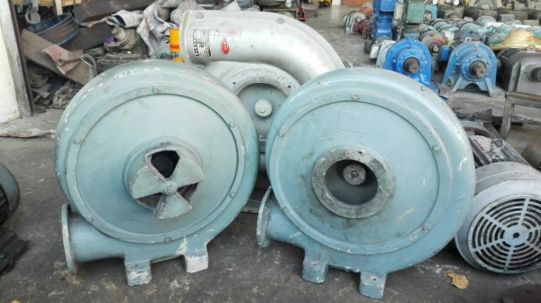 Sell>> โบวเวอร์เสื้ออลูมิเนียม 1 HP. 3000 RPM. 380V. รอบเร็วลมแรง มา 3 ตัว พร้อมใช้งาน.