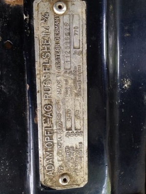 ขาย opel rekord series A 2 ประตู 1963 ขาย opel rekord series A 2 ประตู 1963