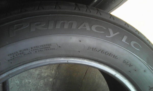 215/60R16 MICHELIN PRIMACY ชุด 4 เส้น tel.081-427-3941 215/60R16 MICHELIN PRIMACY ชุด 4 เส้น tel.081-427-3941