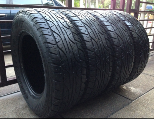 ยาง All Dunlop 265 65 17 ปี12 ดอกเต็ม พร้อมใช้งาน ราคาไม่แพง