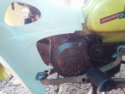 ขาย C70 เครื่องไทเกอร์125 คาบูเอ็นโปร(เเท้) ท่อเเดงสาย4 อาร์มเเต่ง ล้อ/ยางหน้า-หลังใหม่ๆ ราคาสุดคุ้ม ค่าตัว 7900 บาท