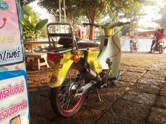 ขาย C70 เครื่องไทเกอร์125 คาบูเอ็นโปร(เเท้) ท่อเเดงสาย4 อาร์มเเต่ง ล้อ/ยางหน้า-หลังใหม่ๆ ราคาสุดคุ้ม ค่าตัว 7900 บาท