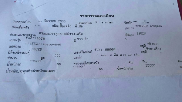 ขาย 2680000  ธันวาคมปี55 วิ่ง3แสนกว่าโล
