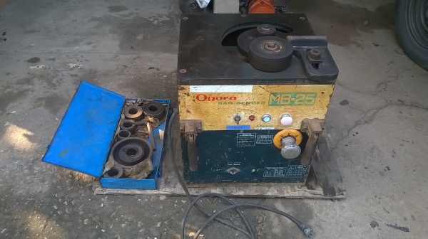 เครื่องดัดเหล็ก ขนาด 25 mm ยี่ห้อ oguraเก่าญีปู่น