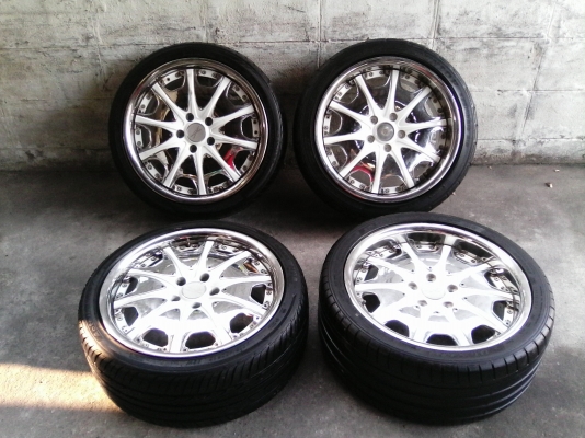 ล้อแม็ก 18นิ้ว 5รู114 พร้อมยาง สวยๆ 4 ล้อ ราคา 7990 บาท