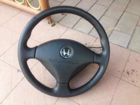 วงสามก้าน HONDA เเอรเเบ็กตัวนอกหนังดำสลับหนังรูเก่าญี่ปุ่นสภาพสวยๆ