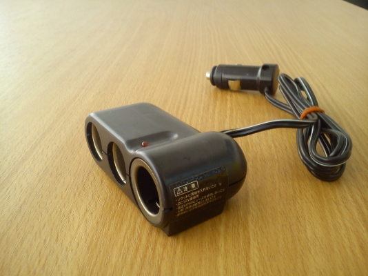 Socket ช่องต่อพ่วงไฟที่จุดบุหรี่ แบบ3ช่อง