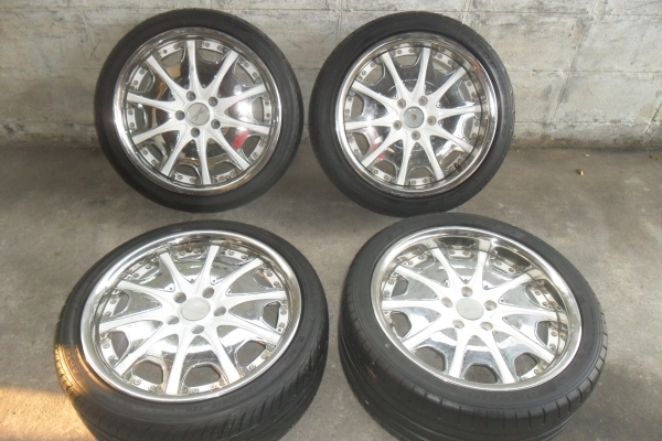 ล้อแม็ก18นิ้ว5รู114 พร้อมยาง สวยๆ 4 ล้อ ราคา 7990 บาท