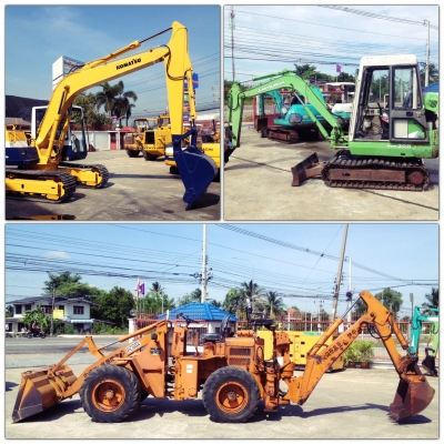 รถขุด รถตัก มือสองนำเข้าจากญี่ปุ่น สภาพสวย พร้อมใช้งาน