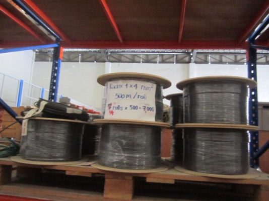 สายไฟงานโซลาร์เซล เกรดเทพ มาตรฐานยุโรป Radox ขนาด 4 มิล เมตรละ 23.8 บาท และ 6 มิล เมตรละ 38 บาท
