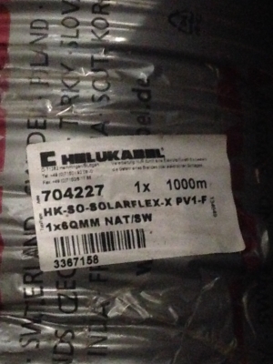 ซื้อเยอะลดเพิ่มอีก OOO สายไฟงานโซลาร์เซล เกรดเทพ Helukabel SOLARFLEX®-X PV1-F ขนาด 6 มิตร เมตรละ 38 บาท สีดำและแดง ซื้อเยอะลดเพิ่มอีก OOO สายไฟงานโซลาร์เซล เกรดเทพ Helukabel SOLARFLEX®-X PV1-F ขนาด 6 มิตร เมตรละ 38 บาท สีดำและแดง