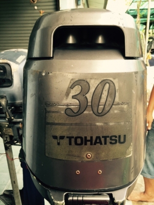 ขายเครื่อง tohatsu 30 แรง 4 จังหวะเครื่องมีทิมไฟฟ้า