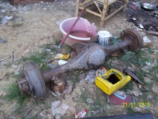 ขาย 12500 บาท เพลาลอย 4ล้อกลาง พร้อมกะทะ ยางด้วย