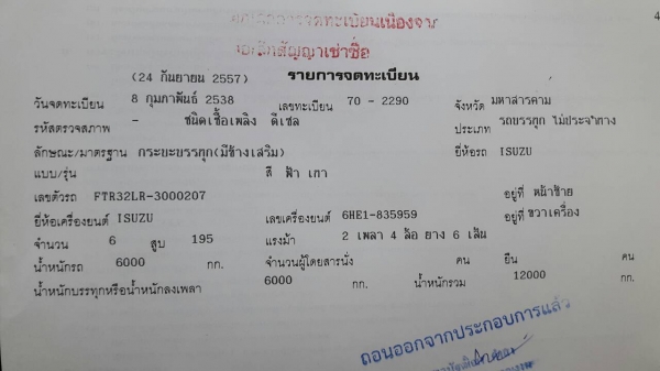 6ล้อISUZU ROCKY นางฟ้าแท้ 195 แรง ช่วงยาว 6.5 เมตร ตัวแท้จากโรงงาน ISUZU เครื่องดี แชชซีสวย จัดแนนท์ได้ เอกสารพร้อมโอน 0857698049 0887115178 6ล้อISUZU ROCKY นางฟ้าแท้ 195 แรง ช่วงยาว 6.5 เมตร ตัวแท้จากโรงงาน ISUZU เครื่องดี แชชซีสวย จัดแนนท์ได้ เอกสารพร้อมโอน 0857698049 0887115178