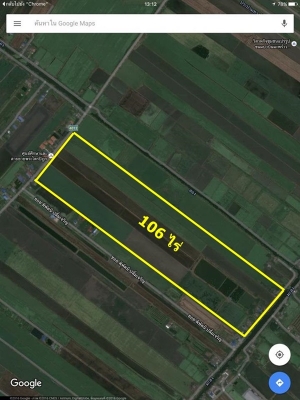 ขายที่ดิน 106 ไร่ ในซอยวัดลาดปลาดุก นนทบุรี