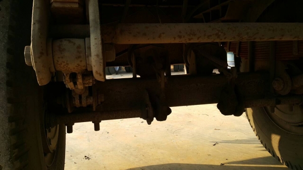 ขายลูกพ่วงพื้นเรียบสองเพลา ยางดี อู่สามมิตร พร้อมใช้. กำลังเก็บสีใหม่