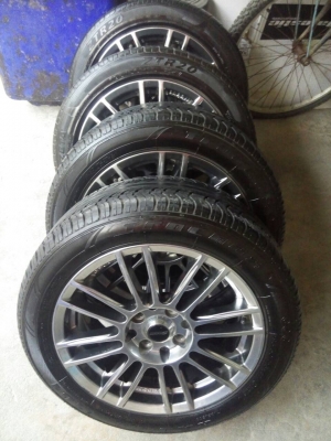 สุดคุ้มแม็กสปูน 15 พร้อมยางสภาพดี สวยเหมือนใหม่ 6900 บาท