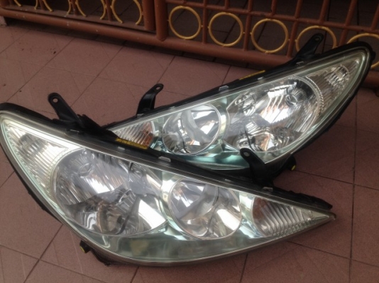 ไฟหน้า TOYOTA ESTIMA ACR30 AREAS ตัวท๊อปของเก่าญี่ปุ่นเเท้สภาพสวย