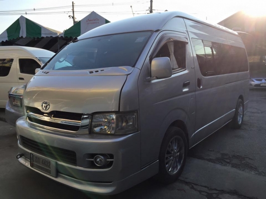 โทร 0922726669 คุณตันหยงรถตู้เบสมือสองฝั่งธน COMMUTER 2.5D4D MT ปี 07 แต่งเต็ม แอร์บัส