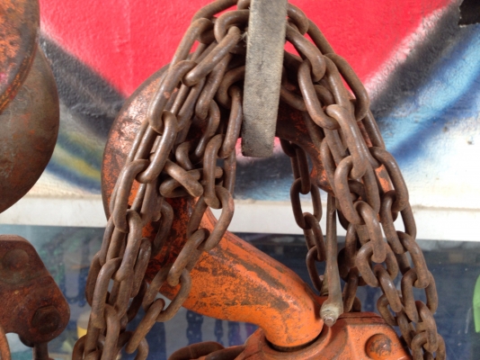 ขายรอกโซ่มือสาว Vital 5ton made in Japan สภาพดี ใช้งานได้ แต่ตัวประคองโซ่หัก เอาไปซ่อมได้ครับ