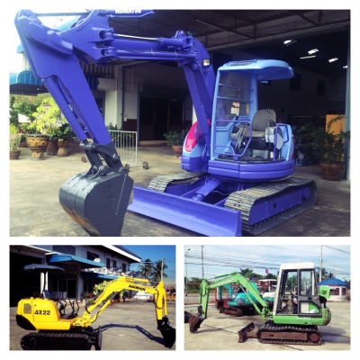 ขายรถแบคโฮ รถตัก โฟลคลิฟท์ มือสองนำเข้าจากญี่ปุ่น