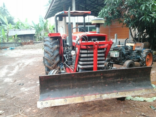 รถไถ Massey MF185  ใบดัน  ผานพรวน  7x26