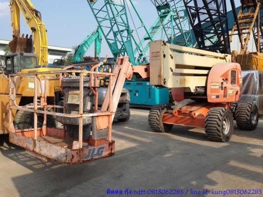 รถกระเช้า บูมศอก JLG 13.72m. 450AJ Series II: มือสอง นำเข้าจากอเมริกา โทร.กุ้ง:0813062283