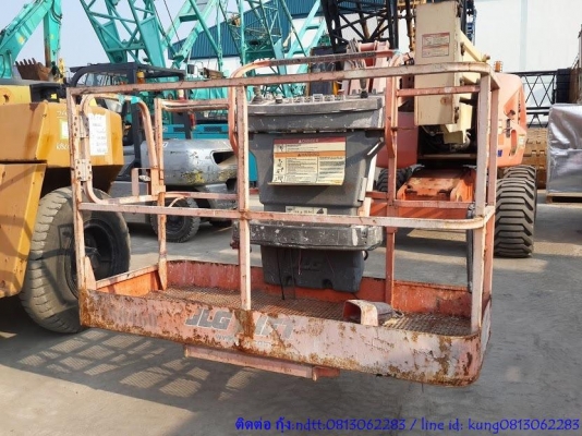 รถกระเช้า บูมศอก JLG 13.72m. 450AJ Series II: มือสอง นำเข้าจากอเมริกา โทร.กุ้ง:0813062283