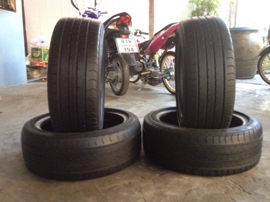 ขายยาง dunlop  195 45 16 ปี13 ดอกหนาสภาพสวยไม่บวมไม่ปะไม่มีแตกลายงา 1ชุด4เส้น ราคา2400บาท รับประกันยางทุกเส้นยินดีคืนเงิน โทร0924462525โส กทม