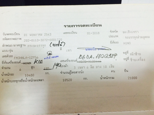 ขาย 10 ล้อดั้ม Hino FM3H วางเครื่องใหม่ K14 ขาย 10 ล้อดั้ม Hino FM3H วางเครื่องใหม่ K14