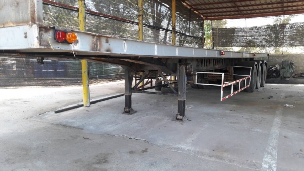 สิบล้อ1เพา หัวลาก VOLVO 320เพาเดียว ปี45 พร้อมห่างพื้นเรียบ 3คาน สภาพดีสวยพร้อมใช้ ทะเบียนพร้อมโอน